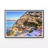 Light Up Amalfi Coast with Sky  Print 100% Australian Made 90x60cm  (Poster)