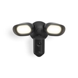 Ring Floodlight 1-Pack Black Camera Pro (2nd Gen) Wired