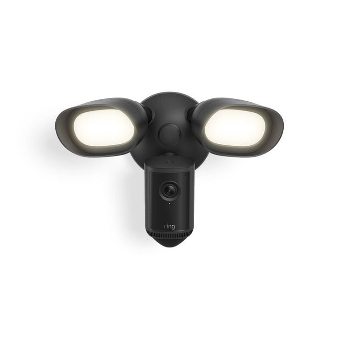 Ring Floodlight 1-Pack Black Camera Pro (2nd Gen) Wired