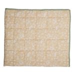 Ecology Solaris Quilted Throw Size 152 x 127cm Blush/Lemon Bedding