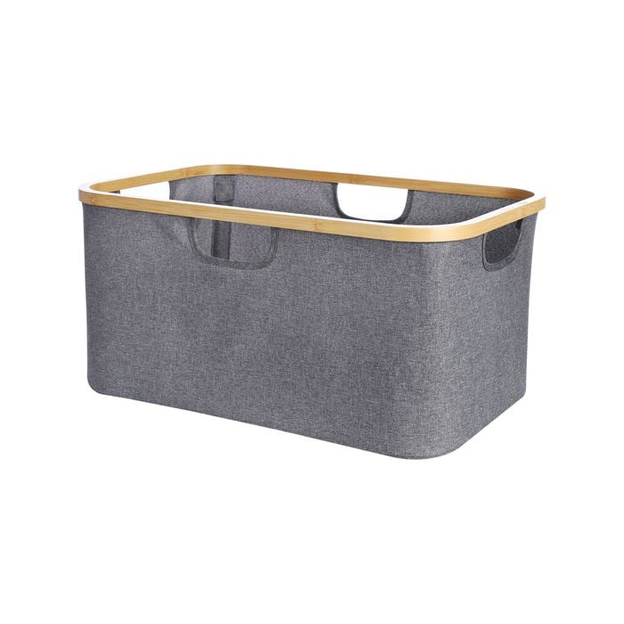 Ezy Storage Sagano Foldable Laundry Basket - Grey