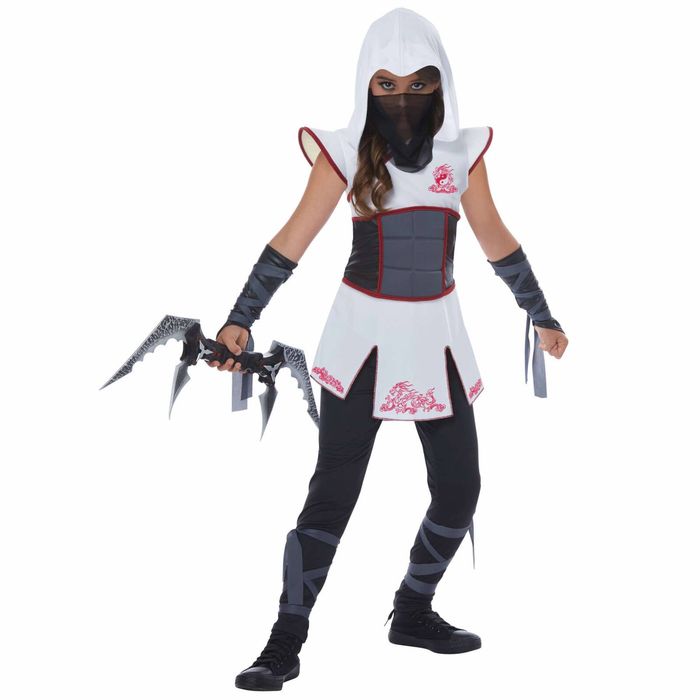 Fearless Ninja Stealth Japanese Warrior Book Week Girls Costume S
