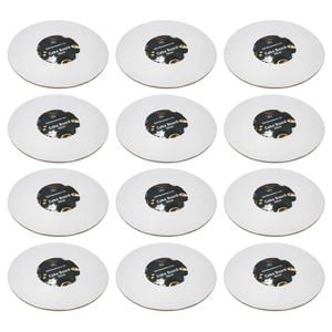 12x Urban Kitchen Cake Board 2pc Circular Silver 25cm for Decorating