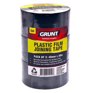 GRUNT 48mm x 30m Builder's Film Tape - 3 Pack