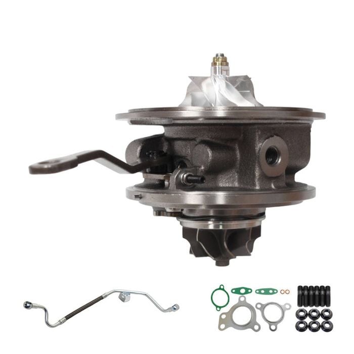 Upgrade Billet Turbo Cartridge Chra Core With Oil Feed Pipe For Toyota Landcruiser 200 Series Vdj200 1vd-ftv 4.5l Driver Side