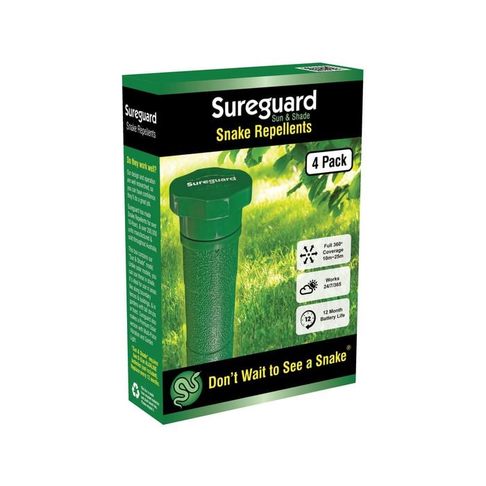 Sureguard Sun & Shade Snake Repellent - 4 Pack