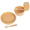 Tiny Dining 5pc Bamboo Round Baby Weaning Set