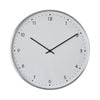 Amalfi Helsinki Wall Clock Silver 40cm