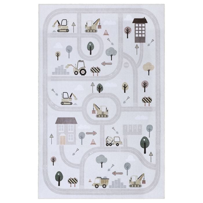 MaxFind 100 x 150cm Kids Washable Easy Street Rug
