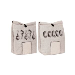 White Magic Potato and Onion Storage Bag Set