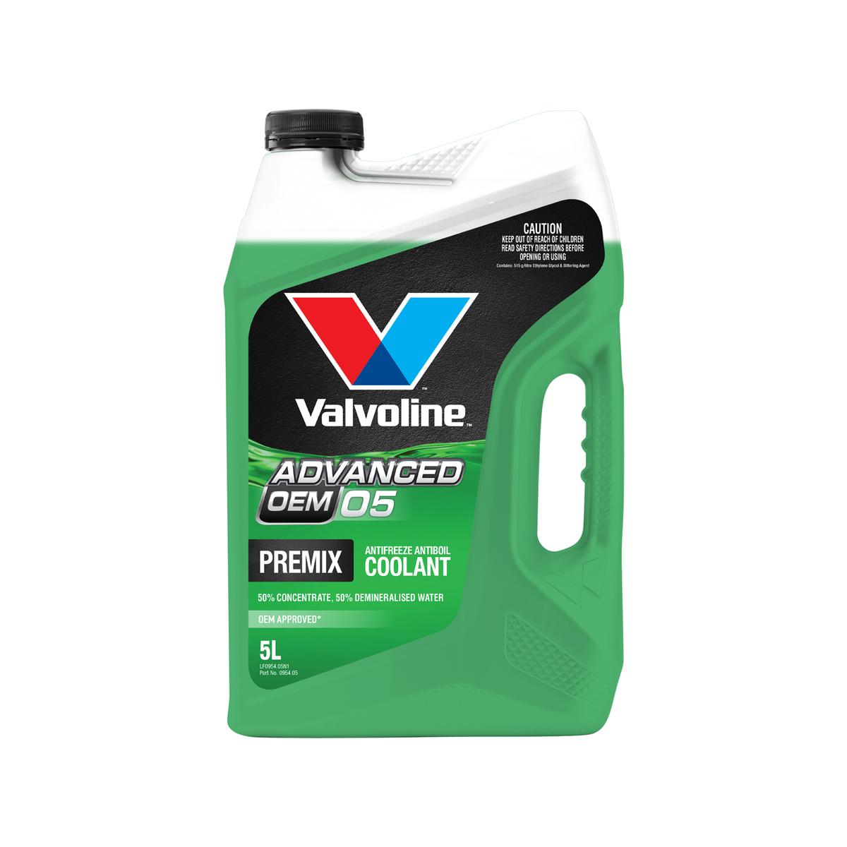 Valvoline 5L OEM Advanced 05 Coolant - Bunnings Australia