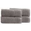4pk Renee Taylor Cambridge 650gsm Textured 80x160cm Bath Sheet - Fossil