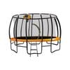 Kahuna Trampoline 14 Ft With Basketball Set - Orange
