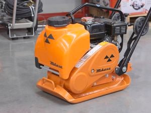 Mikasa compactor inside a bunnings store on the floor