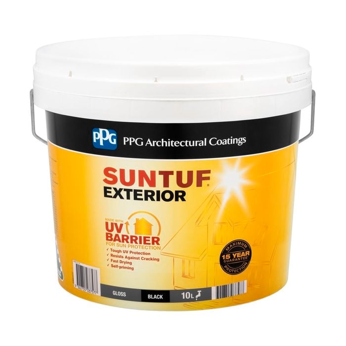 PPG Paints 10L Black Gloss Suntuf Exterior Paint