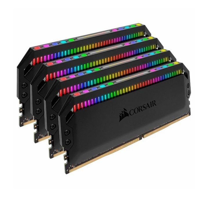 (ls) Corsair Dominator Platinum Rgb 32gb (4x8gb) Ddr4 3200mhz Cl16 Dimm Unbuffered Xmp 2.0 Base Spd