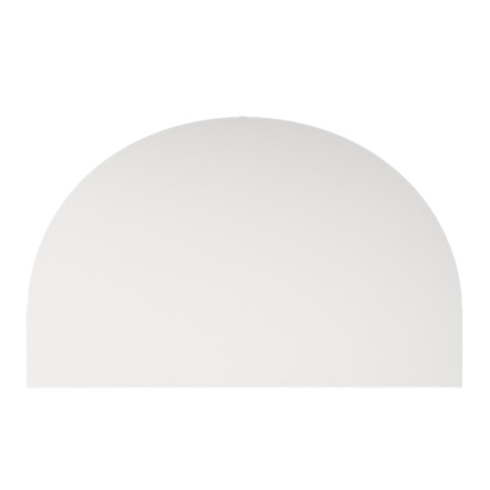 Barelli  800 × 1200 × 5mm Signature High Specification Polished Edge Arch Frameless Mirror