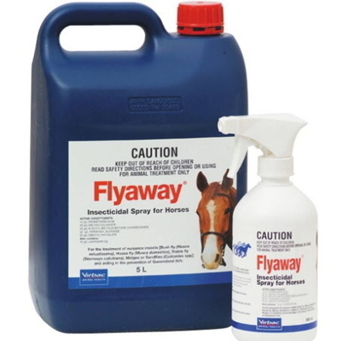 Virbac Flyaway Insecticidal Repellent Solution Spray For Horse Treatment 5l