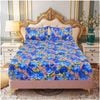 King Luxury 100% Cotton Fitted Bed Sheet & 2 Pillow Case Combo Set
