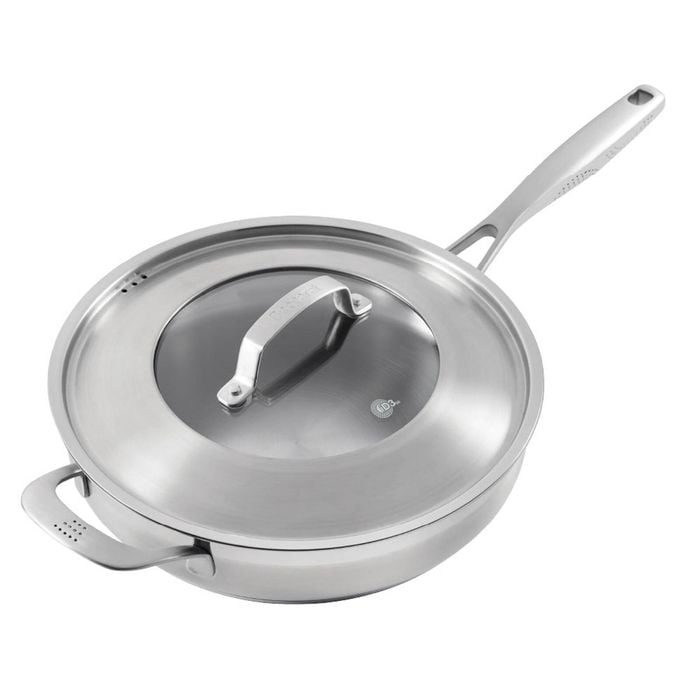 Baccarat Id3 Stainless Steel Saute Pan With Lid 28cm