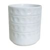 Astin Sinclair 245 x 245mm White Dots Ceramic Pot