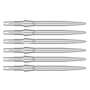 2x 3pc Target Swiss Storm Dart Point Replacement Spare Tip 35mm Silver