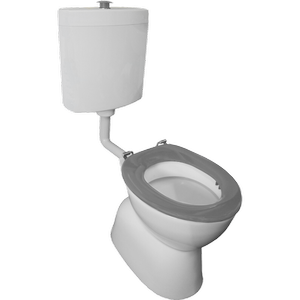 Johnson Suisse White S Trap Wall Mounted Plastic Cistern Special Needs Toilet