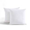 Dreamaker 250TC Cotton & Recycled Polyester Blend European Pillowcase Twin Pack White