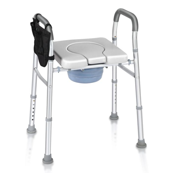 Altus Heavy Duty Bedside Commode  Raised Toilet Seat Shower Chair