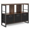 Costway 6 Cube Storage Cabinet Bookshelf 2 Tier Console Table