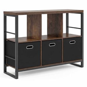 Costway 6 Cube Storage Cabinet Bookshelf 2 Tier Console Table