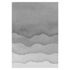 Urban Style Abstract Printed Microfibre Rug home Decor Grey 160x240cm