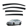 AUSGO Luxury Weather Shields for Honda Civic 10th Sedan 2016-2021 Weathershields Window Visors Wind Deflectors