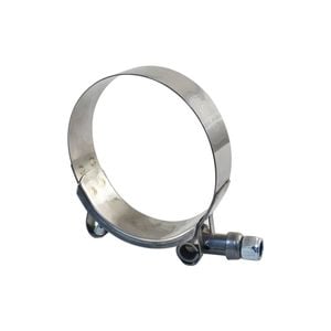 60-68mm T-bolt Hose Clamp Suits Silicone Hose, Stainless Steel