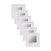 6PK Braz Venice Image Photo Document Display Frame 20x20cm White