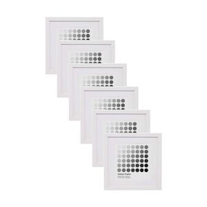 6PK Braz Venice Image Photo Document Display Frame 20x20cm White