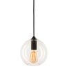 Brilliant Black DIY Orb Glass Pendant Light