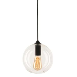 Brilliant Black DIY Orb Glass Pendant Light