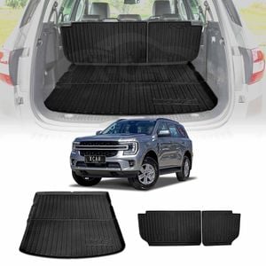 Boot Liner Back Seat Protector for Ford Everest 2022-Onwards Heavy Duty Cargo Car Trunk Kick