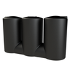 Melro Tanks 3000L Black Slimline 3007 Squat Poly Water Tank