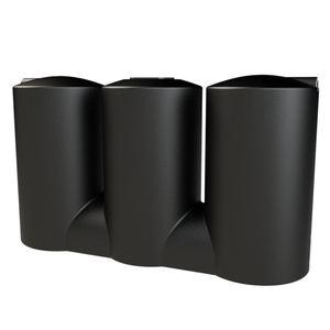 Melro Tanks 3000L Black Slimline 3007 Squat Poly Water Tank