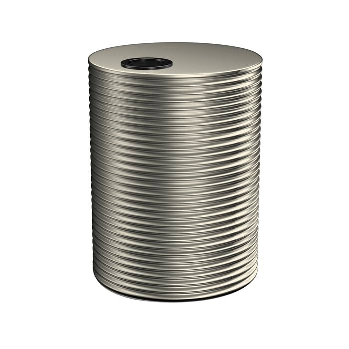 Kingspan 2000L Round Steel Water Tank - 1200mm x 1860mm Mangrove
