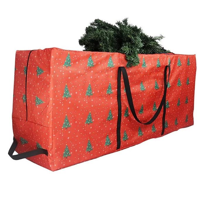 Catzon Christmas Storage Bag Waterproof Multipurpose Bag for Holiday Storage-XmasTreeRed