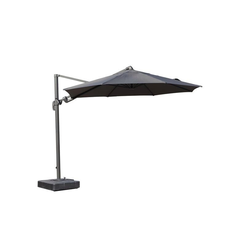 3.5m Charcoal Andaman Cantilever Umbrella