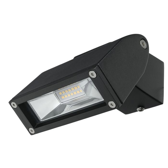 Brilliant 12W Black LED Nighthawk Flood Light