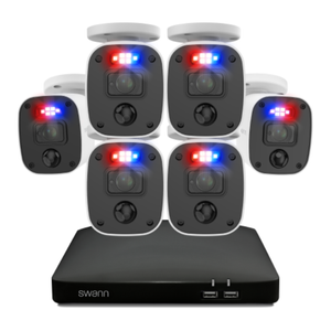 Swann 6 Camera 8 Channel 2K DVR Security System with Audio Recording & 1TB HDD