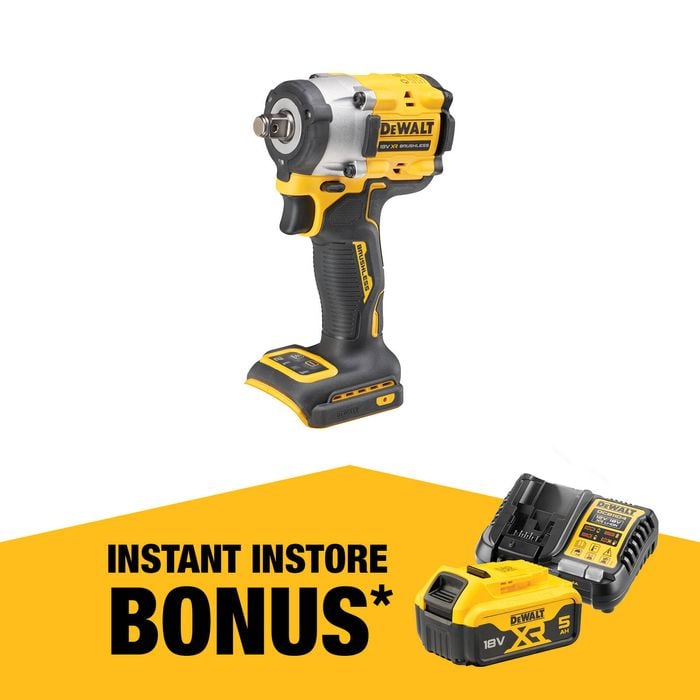 Cordless Impact Wrench Kit Bunnings DeWALT 18V XR Cordless