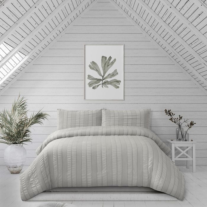Ardor Boudoir Queen Coastal Grey Sommer Quilt Cover Set