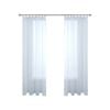 Smart Home Products White Airlie Pencil Pleat Net Sheer Curtain - 150-230 x 213cm