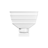 Rain Harvesting 100 x 50mm Dual Fit Leaf Catcha Rectangle Rain Head